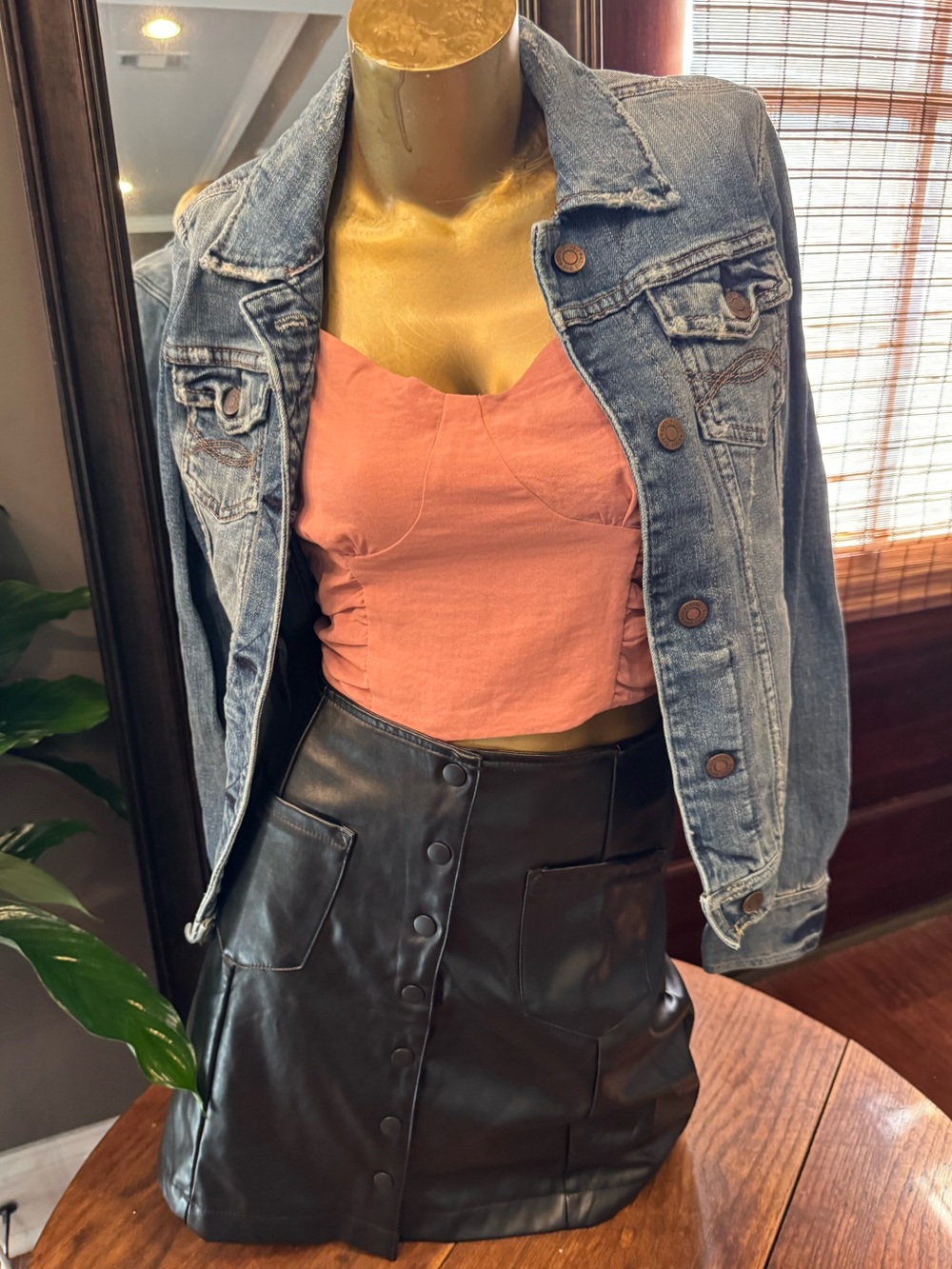 NWT Forever 21 Rust Pink Cropped Cami Top